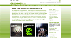 Desktop Screenshot of greeningfilm.com